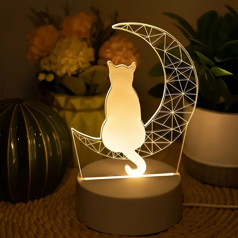 Skorter | MoonLamp - 3D Cat USB Table Lamp