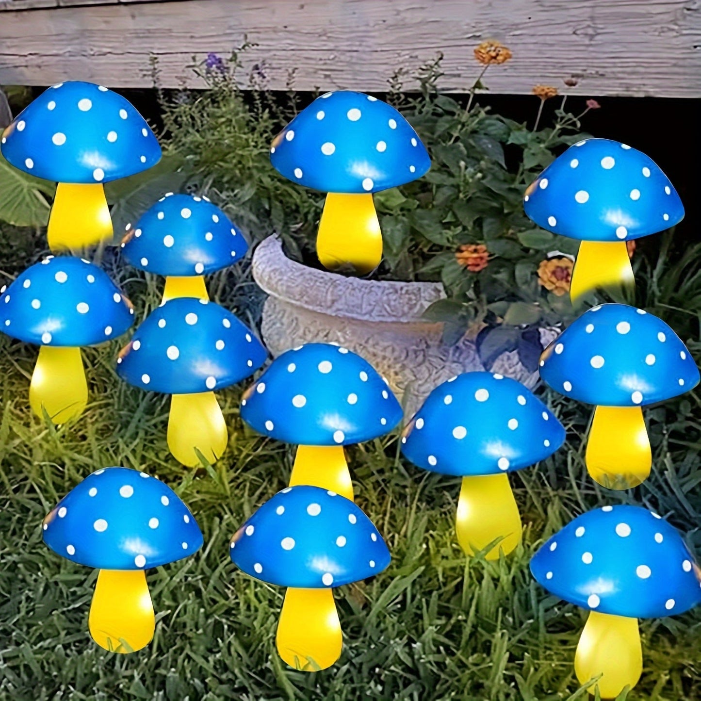 Skorter | SolarGlow - Solar Mushroom Garden Lamps with 8 Modes, Energy-Saving Decorative Outdoor Lighting