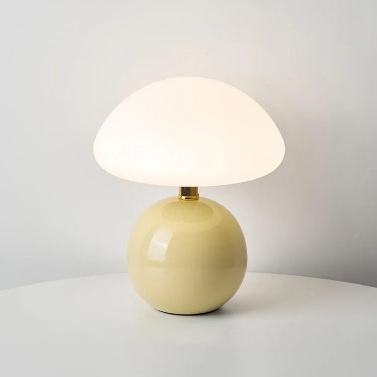 Skorter | Shaped Table Lamp – Elegant French Cream Lamp for a Cozy Bedroom