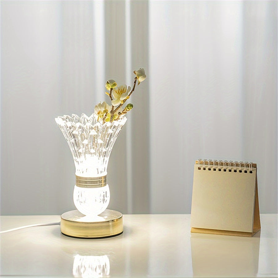 Skorter | VaseLight - LED Crystal Table Lamp with Dimmable Ambiance