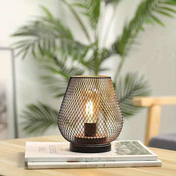 Skorter | AuroraMesh Table Lamp Set – Industrial Style with Warm Ambient Lighting