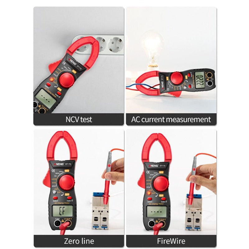 Skørter | Multifunction Clamp Meter AC/DC Voltage Current - Portable Handheld LCD Display