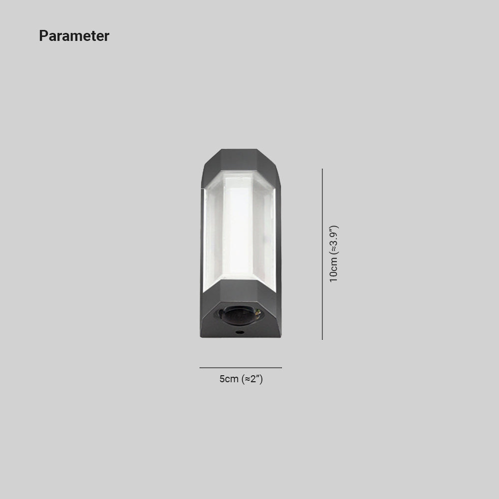 Skorter | Outdoor Wall Lamp – Mains Powered LED Lighting for Garden & Garage