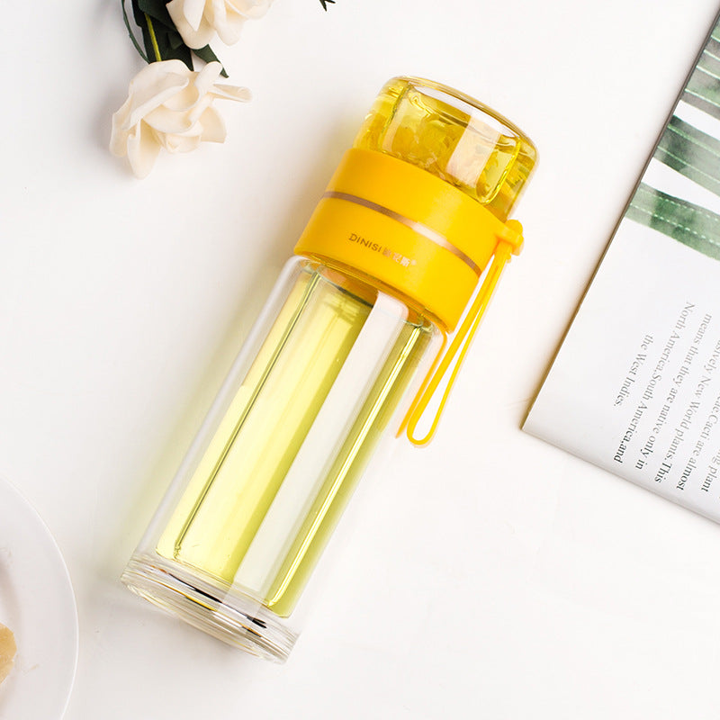 Skorter tea infuser in crystal clear glass
