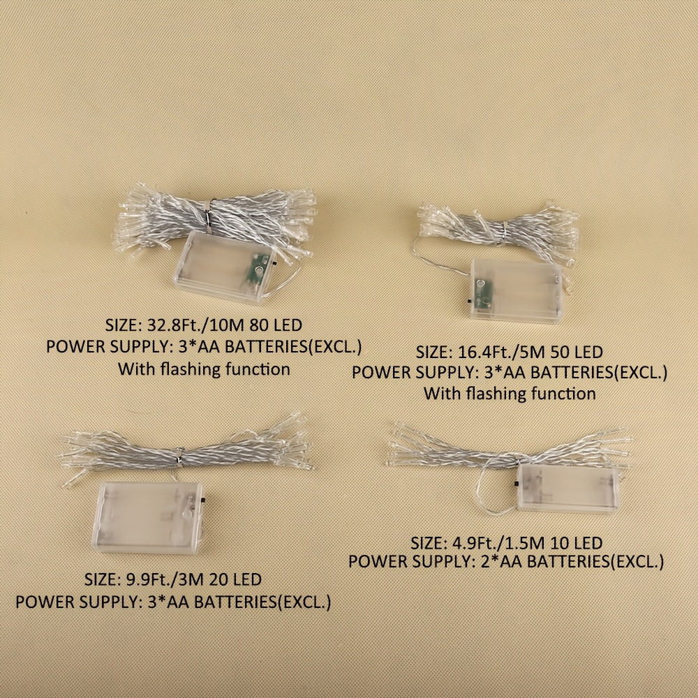 Skorter | FairyGlow - LED Fe Fairy Light Garland for Festive Decoration