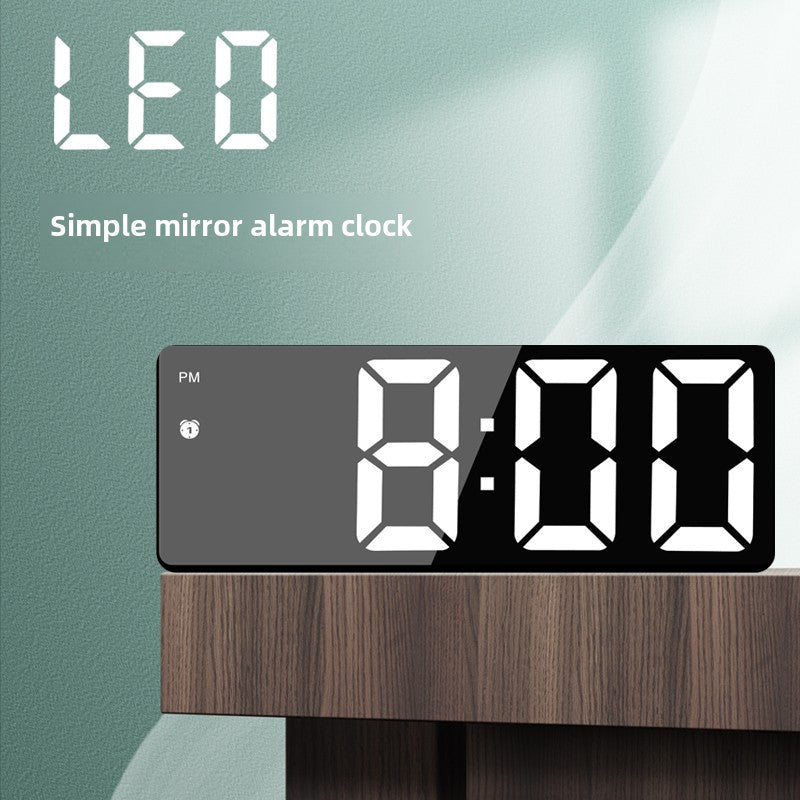 Skorter | LumiClock - Modern LED Alarm Clock with Date and Temperature Display