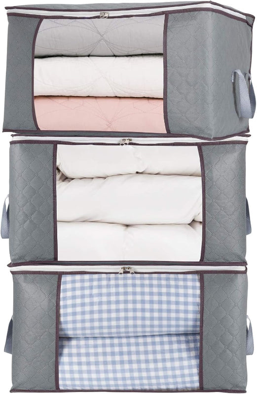 Skørter | 3-Pack Jumbo Closed Storage Bags for Duvets, Blankets, and Clothes