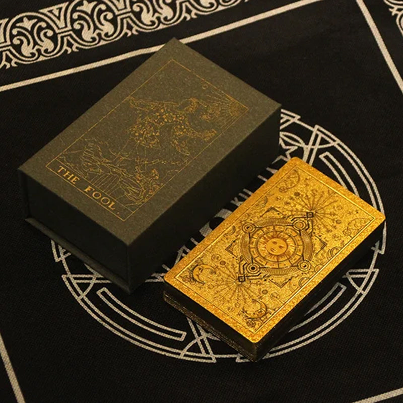 Skorter | Explore the Mystical World of Tarot Gold Foil Tarot