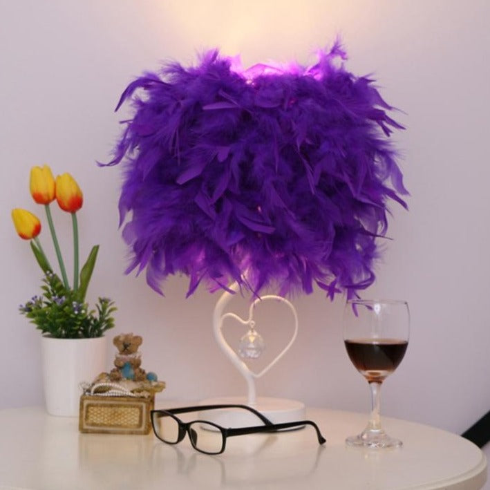Skorter | Feather Crystal Table Lamp