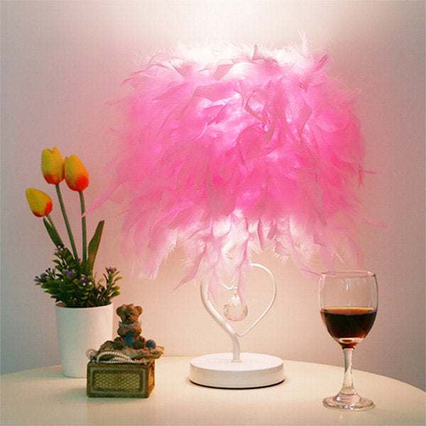 Skorter | Feather Crystal Table Lamp