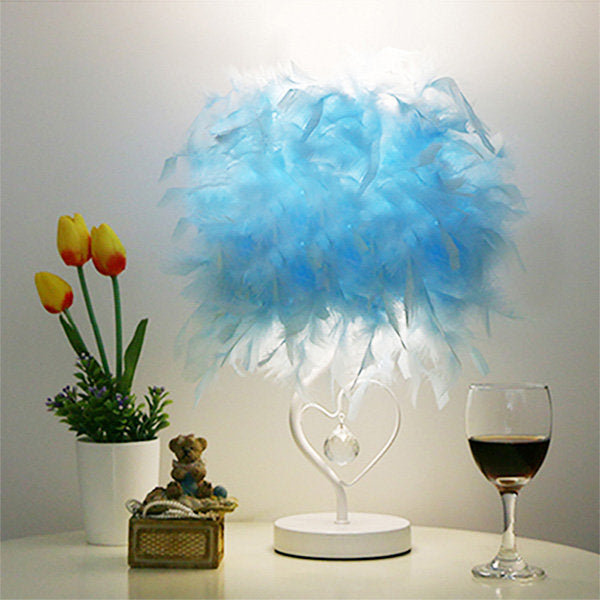 Skorter | Feather Crystal Table Lamp