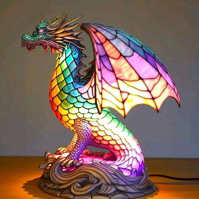 Skorter | LED Dog Table Lamp – Modern Resin Design