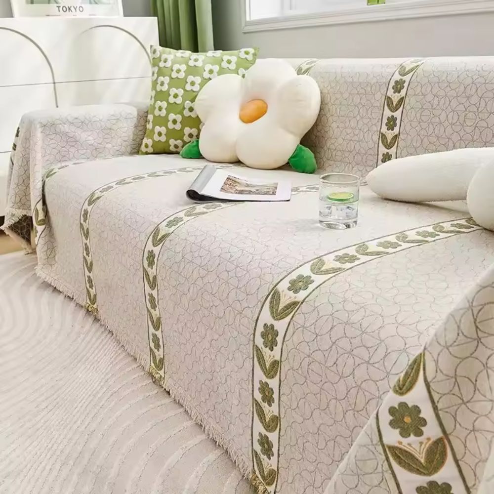 Skorter | Flourish Leaf Sofa Cover