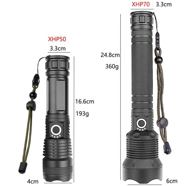 ApexBeam™ LED Rechargeable Tactical Laser Flashlight