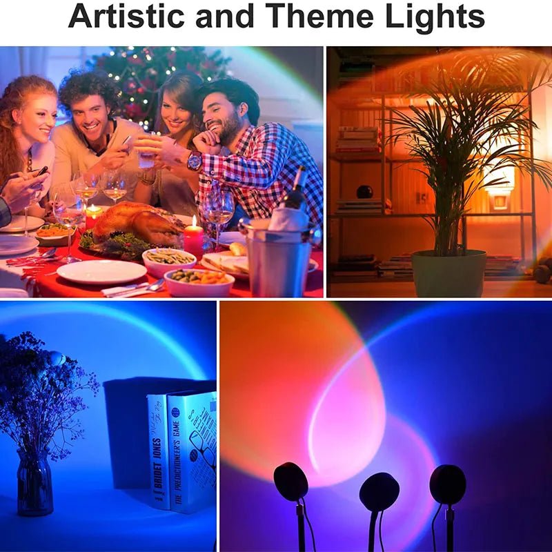 Skorter | Fifteen Colors Sunset Projector Table Lamp