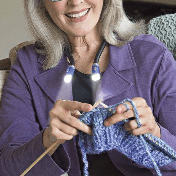 Skorter | FlexiGlow – Flexible LED Neck Lamp for Knitting, Crafting & Reading