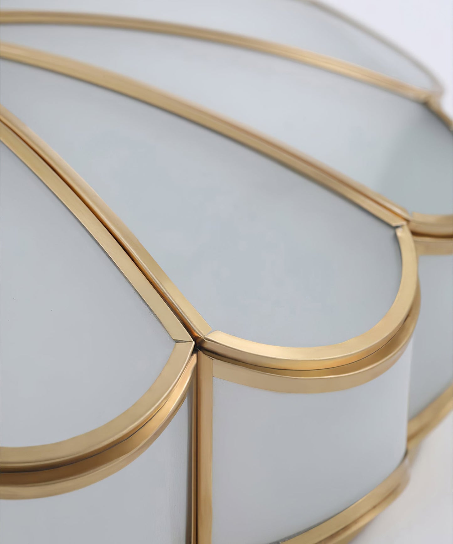 Flower Shape Glass Recessed Ceiling Light - SKØRTER