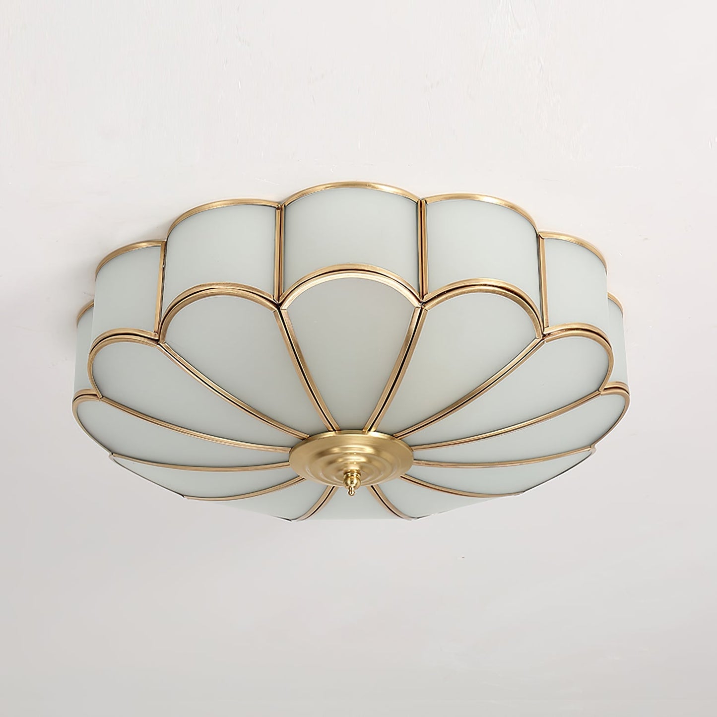 Flower Shape Glass Recessed Ceiling Light - SKØRTER