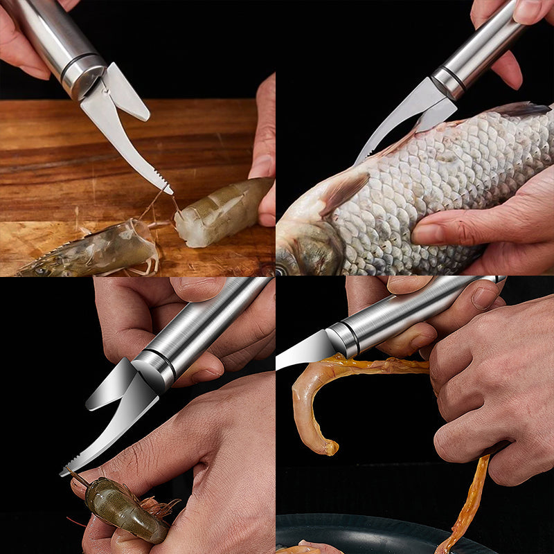 skorter | 5 In 1 Multifunctional Shrimp Line Fish Mouth Knife