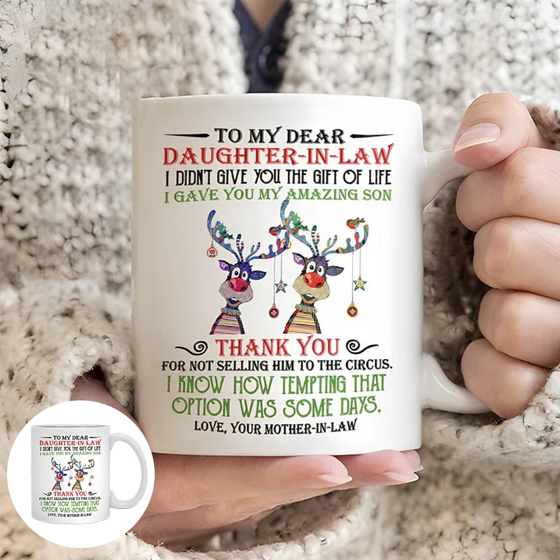 Skorter | I have given you my amazing son - Best gift for daughter-in-law mugs