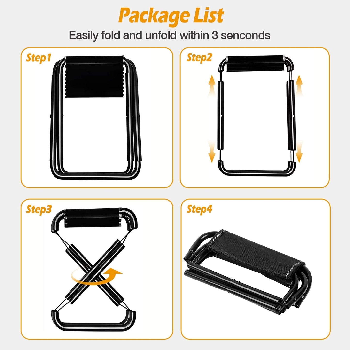 Skorter | Foldable Camping Chair Portable Travel Chair