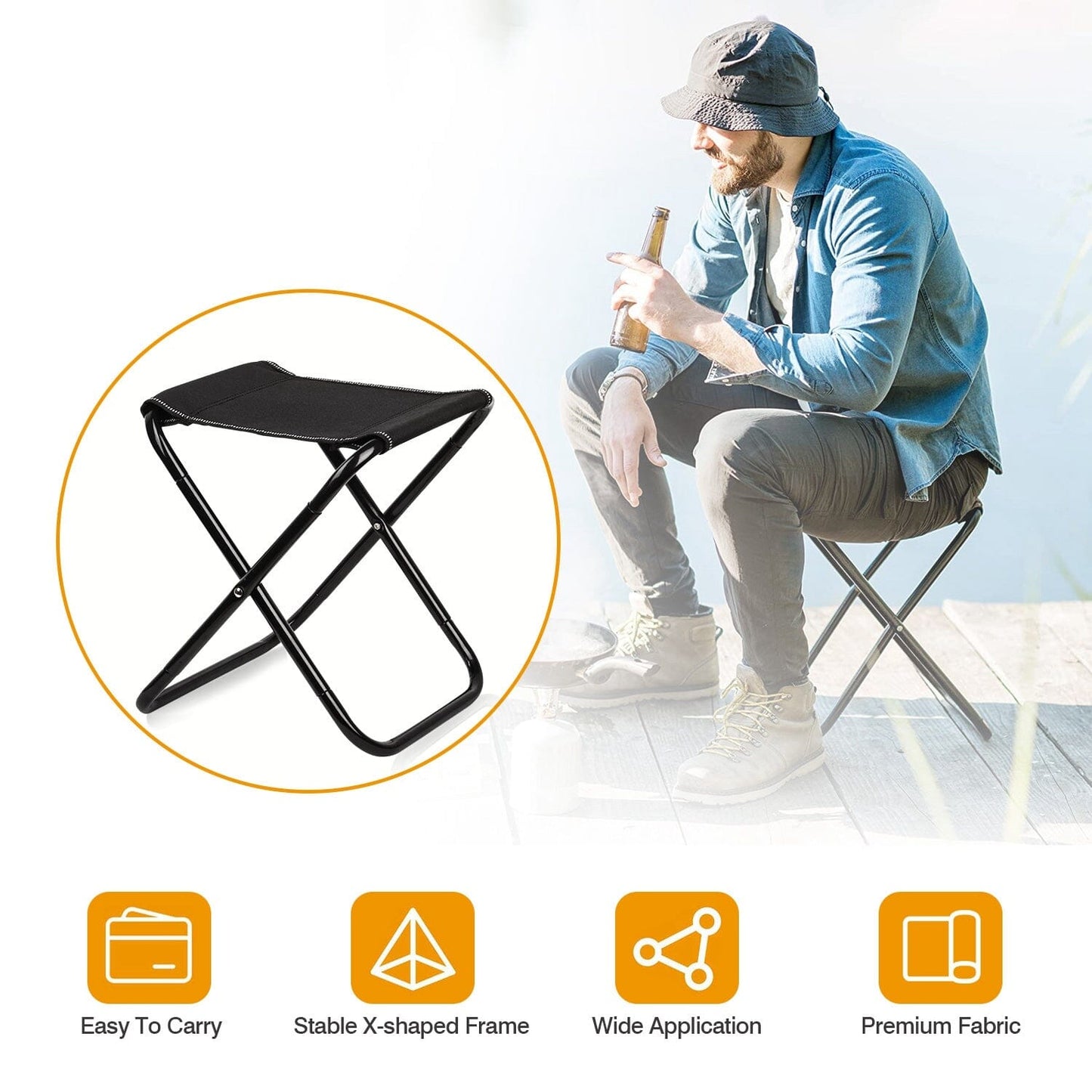 Skorter | Foldable Camping Chair Portable Travel Chair