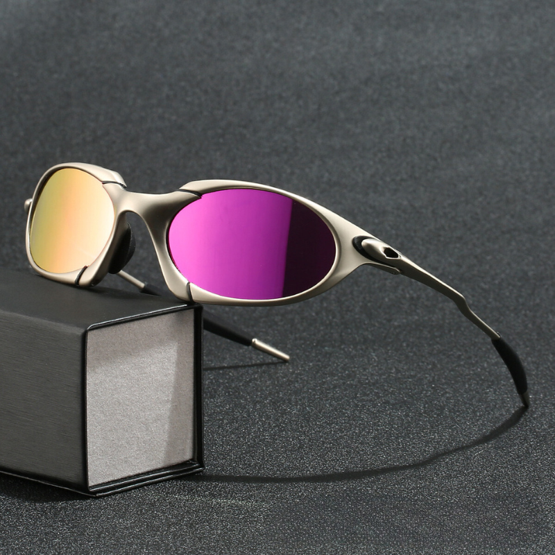 Skorter | Men’s Sport Polarised Sunglasses – UV Protection with Lightweight Metal Frame