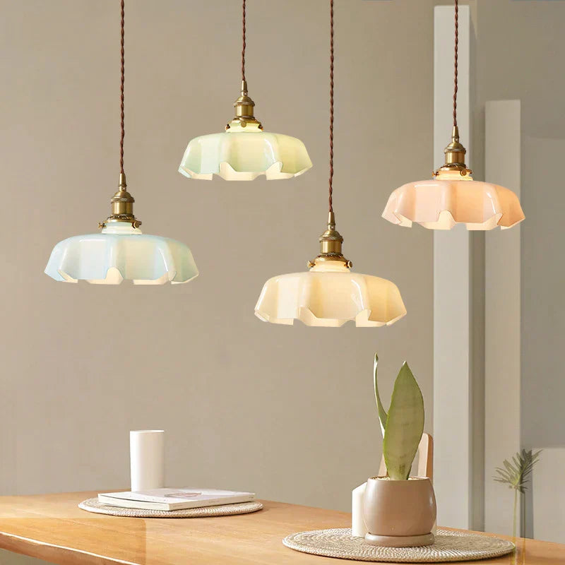 Skorter | French Brass Hanging Lamp - BrassChic