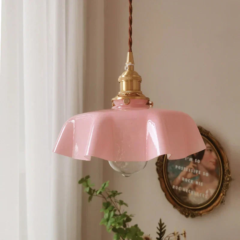 Skorter | French Brass Hanging Lamp - BrassChic