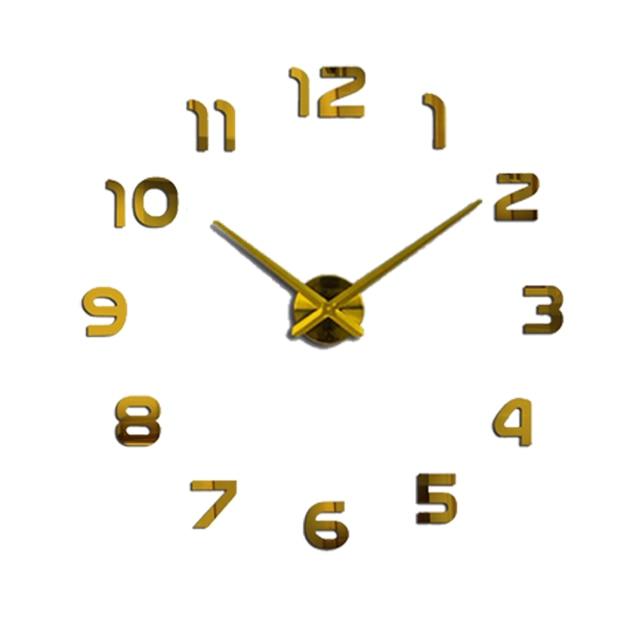 Skorter | Full-Size 3D Acrylic Living Room Wall Clock