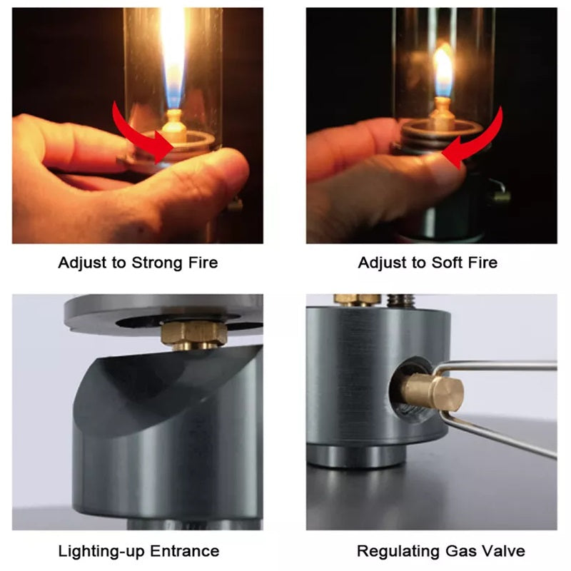 Skorter | Portable Gas Lamp with Adjustable Brightness