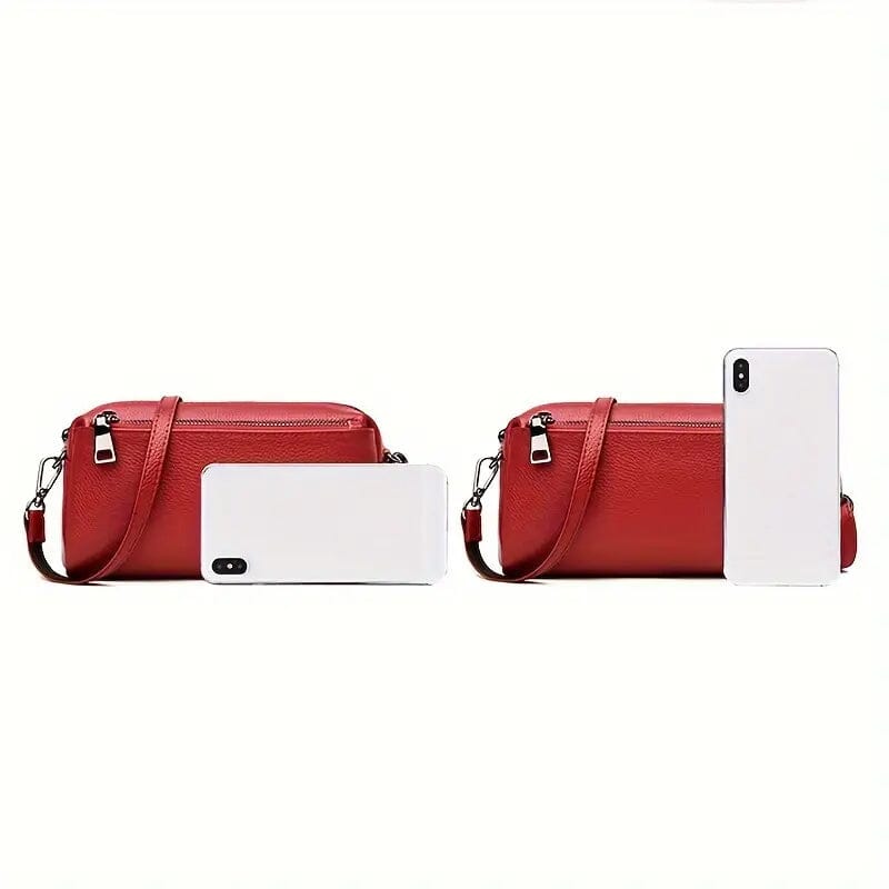 Skorter | Genuine leather crossover bag shoulder small square bag