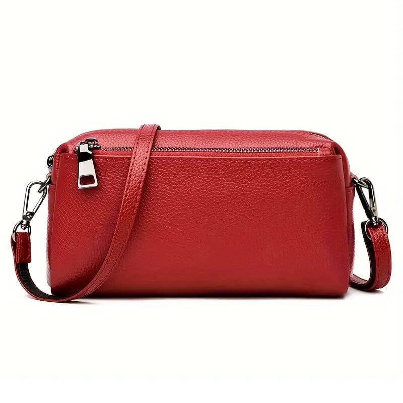 Skorter | Genuine leather crossover bag shoulder small square bag