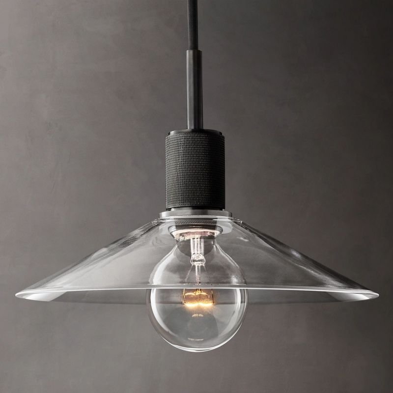 Glass Slope Shade Pendant Navier - SKØRTER