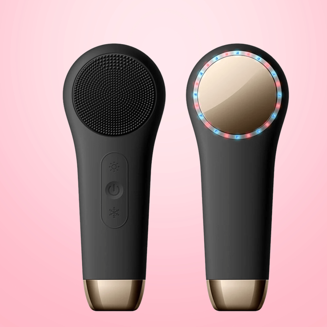 Skorter | Glowessence – 3-in-1 Face Brush with Thermal Compress & LED Light Therapy