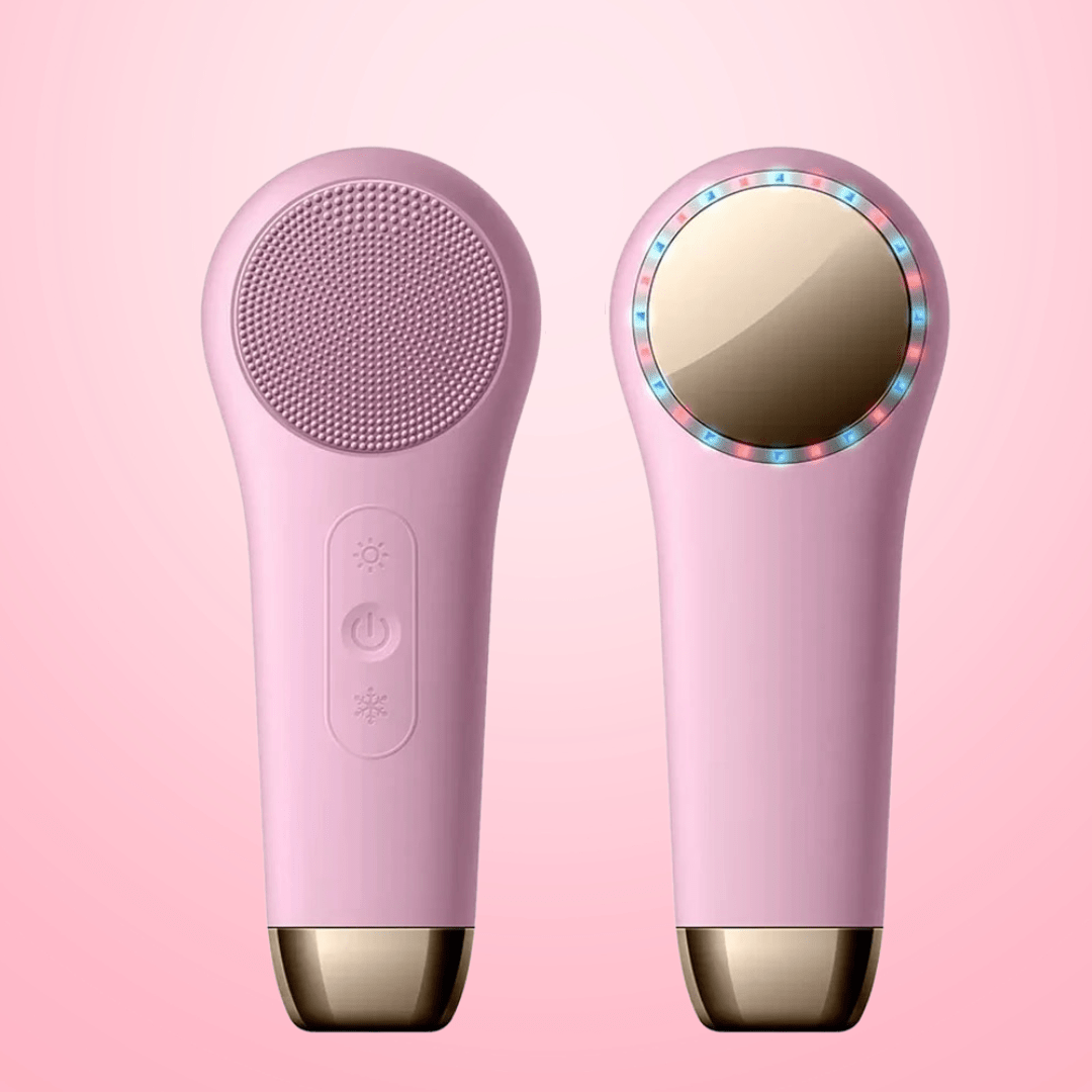Skorter | Glowessence – 3-in-1 Face Brush with Thermal Compress & LED Light Therapy