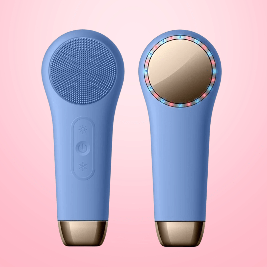 Skorter | Glowessence – 3-in-1 Face Brush with Thermal Compress & LED Light Therapy
