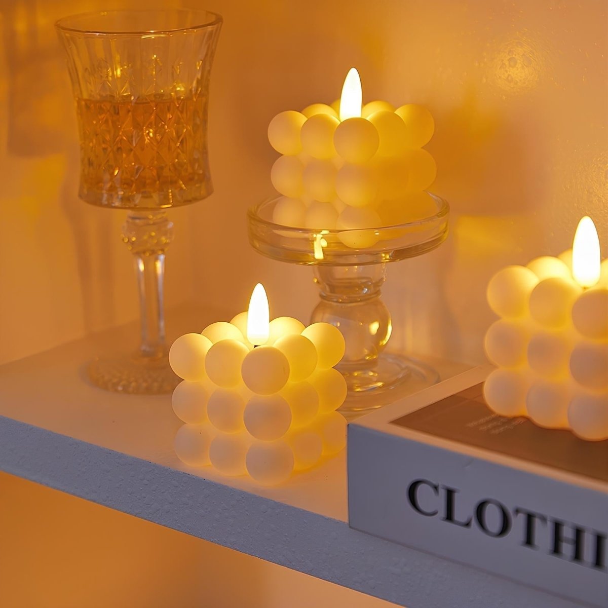 Skorter | GlowFlicker – LED Candles with Flickering Light Effect