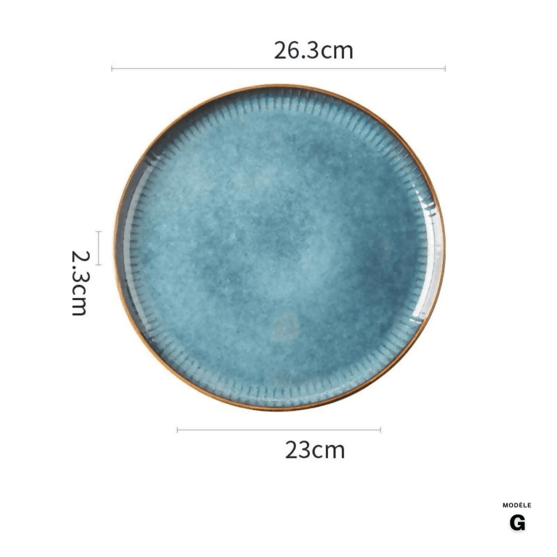 Skorter plate - The turquoise