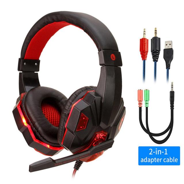 Skorter | Wired LED Light Gamer Headset
