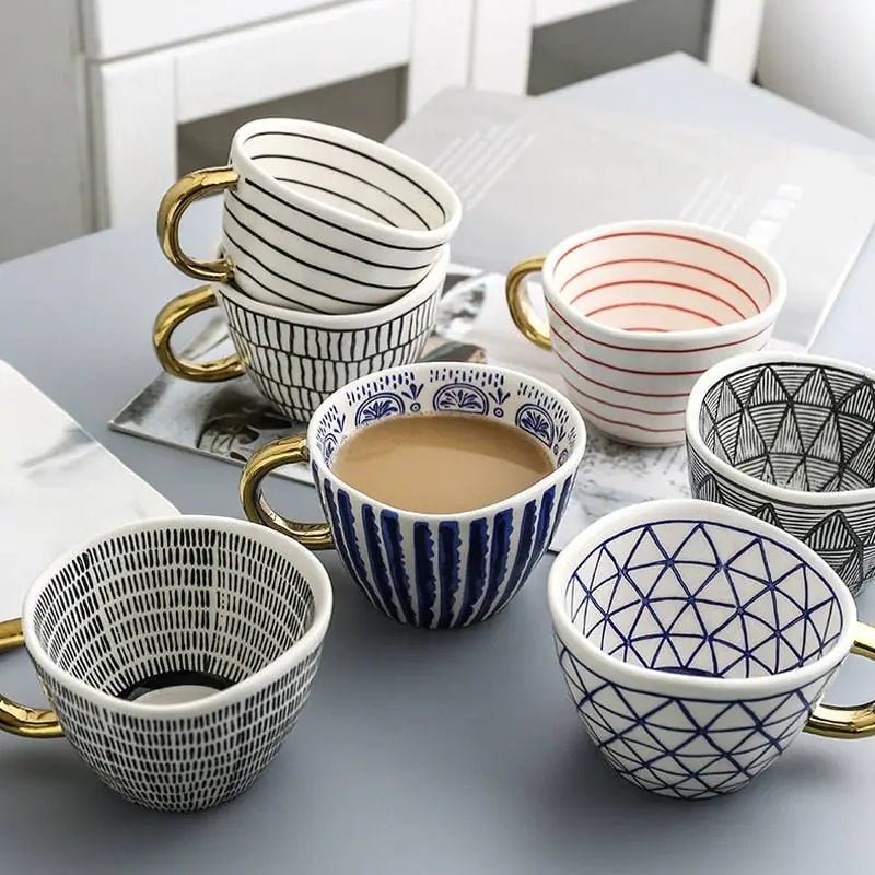 Hand Painted Ceramic Mugs - SKØRTER