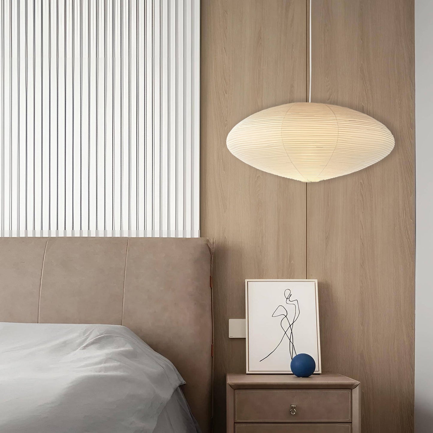 Harmony Sphere Pendant Light - Akari 21A Pendant Light - SKØRTER