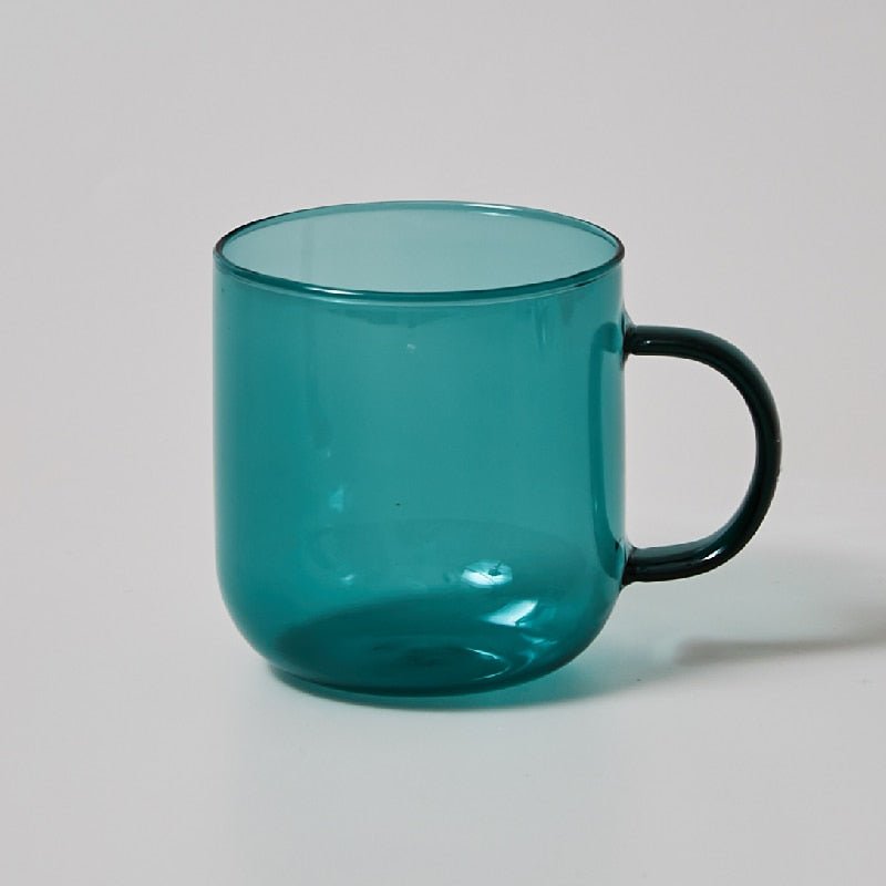 Skorter | Heat-resistant colorful glass coffee mug