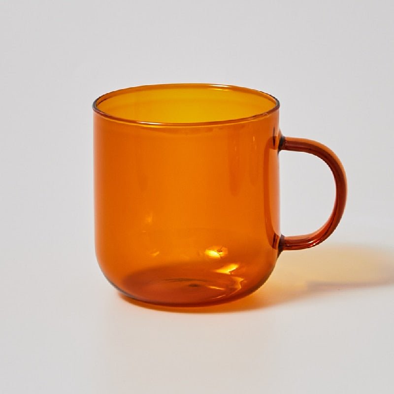 Skorter | Heat-resistant colorful glass coffee mug