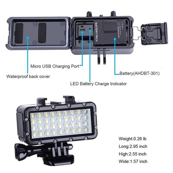 Skorter | High power dimmable waterproof LED video light source