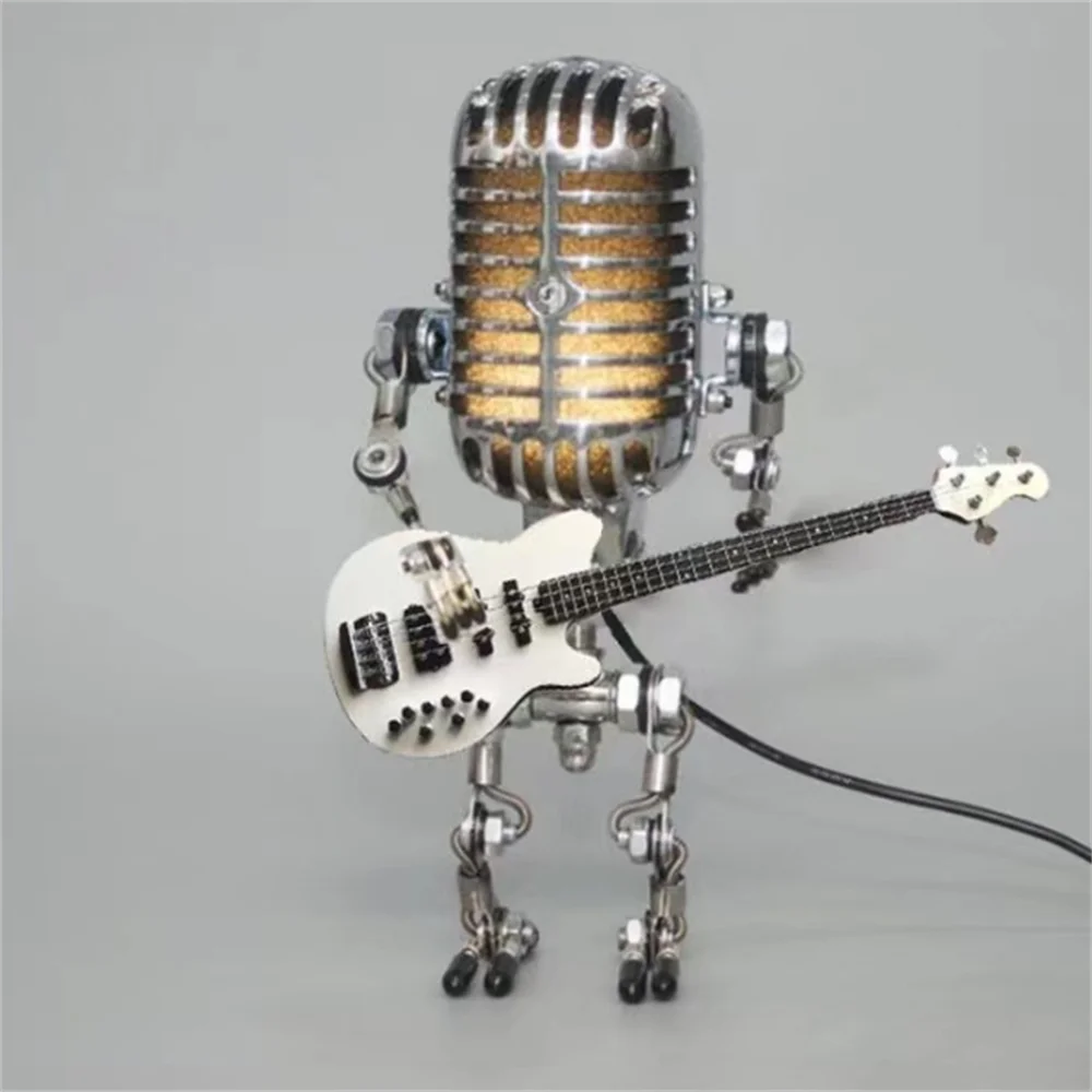 Skorter | Dimmable Robot Table Lamp with Guitar Design