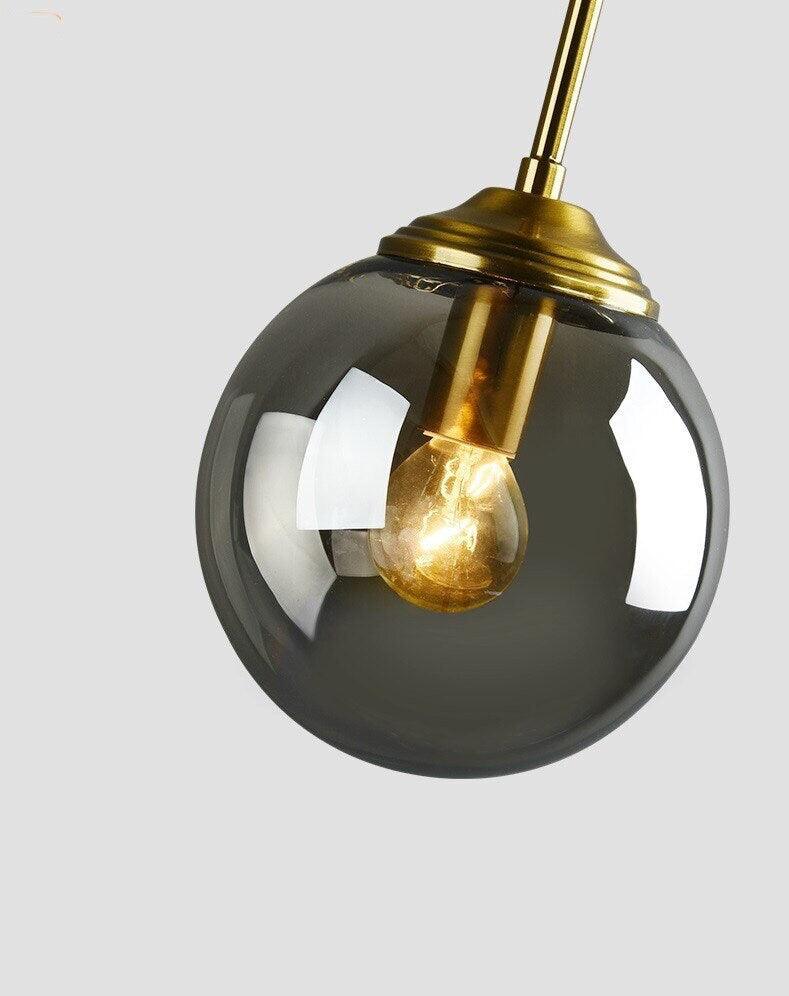 Skorter | Shiny LED Globe Wall Lamp in Modern & Contemporary Style - Hanging