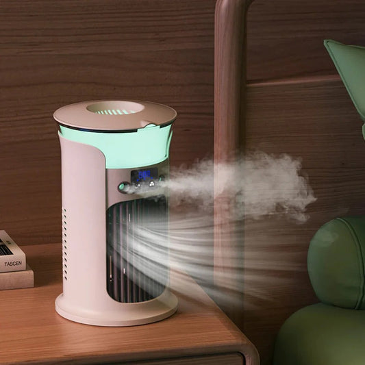 Skorter | Mini Portable Air Conditioner with LED Light and Humidifier