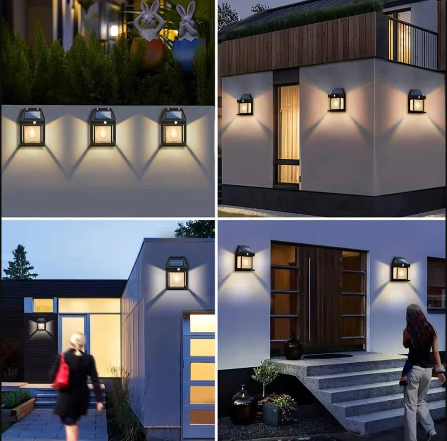 Skorter | 2 Set Solar Wall Lamp Outdoor