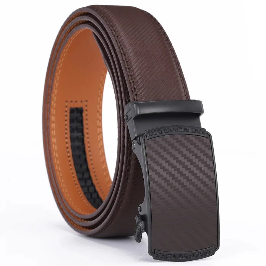 Skorter | Men's Leather Belt with Automatic Buckle